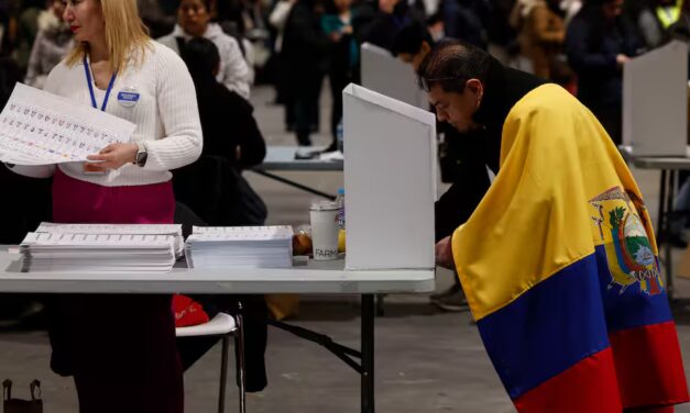 Comenzó la jornada electoral en Ecuador