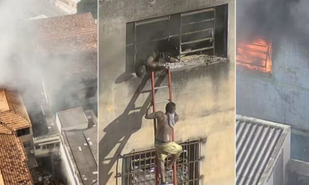 Voraz incendio se registró en una fábrica textil en Rio de Janeiro, Brasil