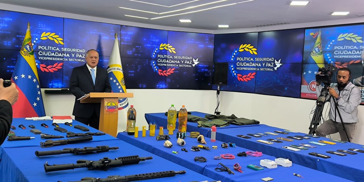 Desmantelan plan terrorista de la oposición en Venezuela