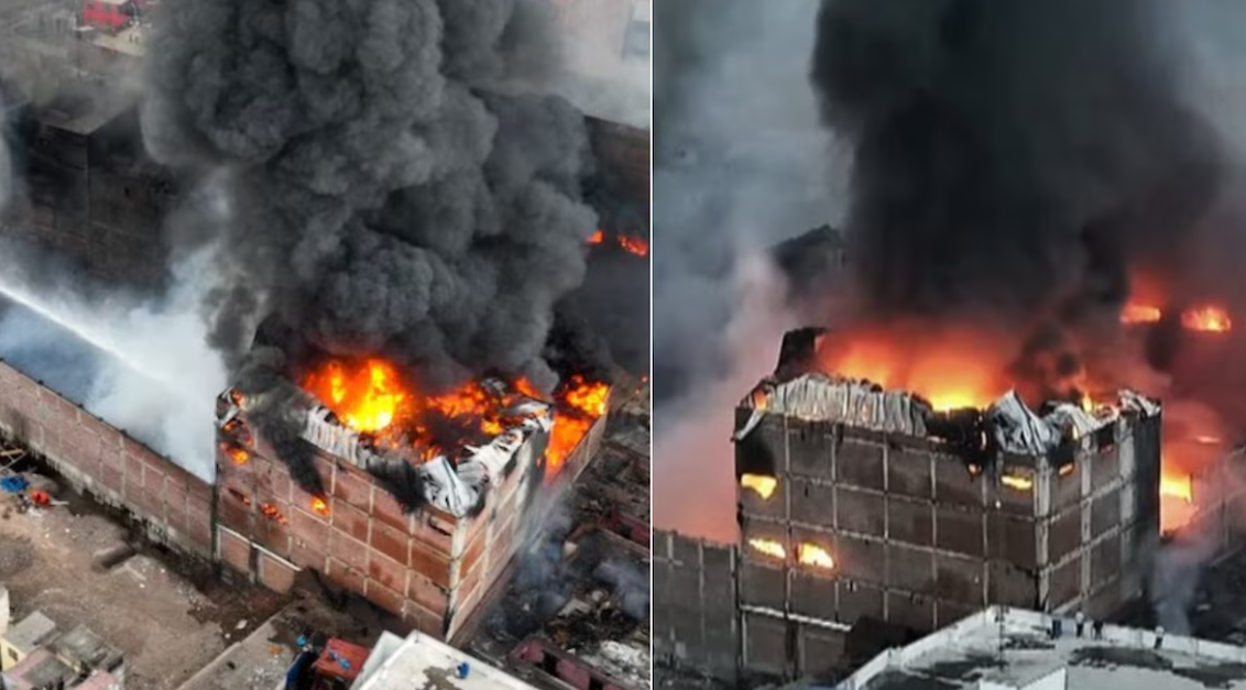 Luego de 72 horas se logró controlar incendio estructural en Lima, Perú