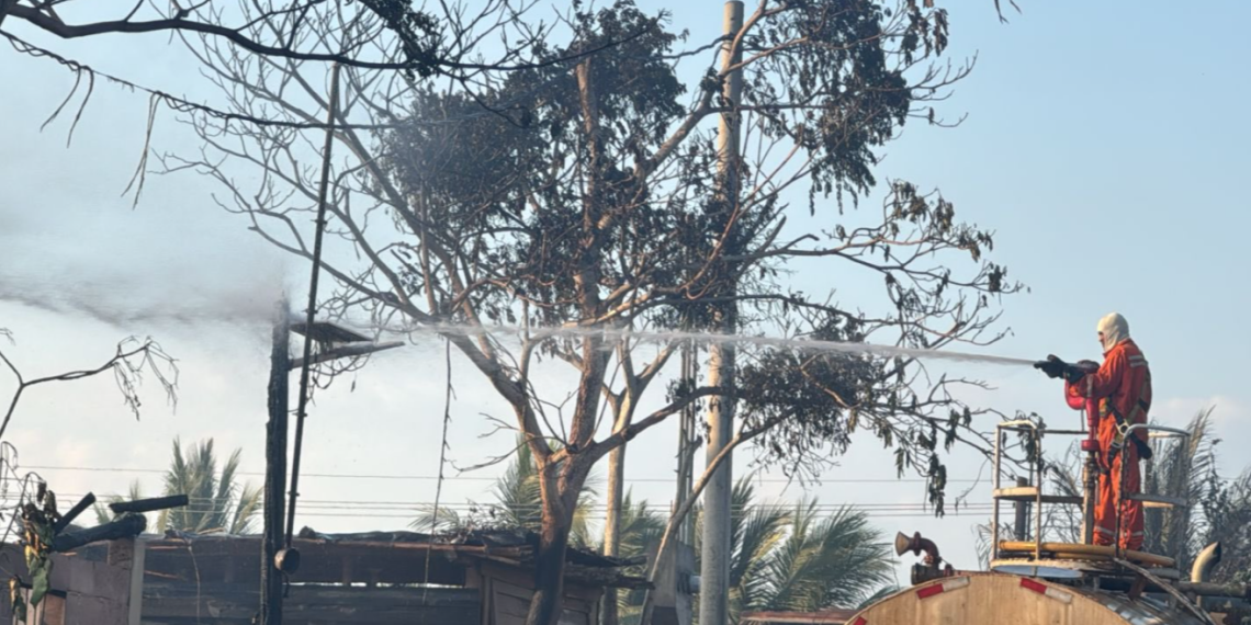 Incendio en un hotel de Escuintla, Guatemala