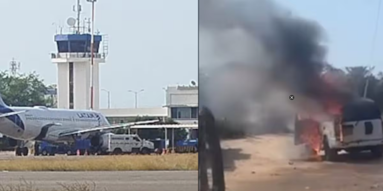 Asalto a camión de valores en aeropuerto de Colombia