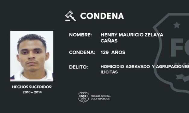 Condenan a pandillero a 129 años de prisión en El Salvador