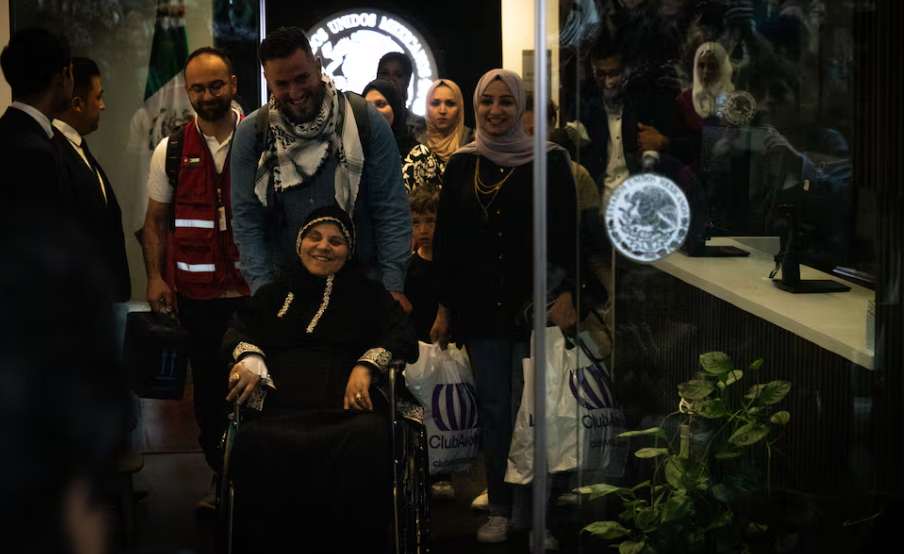 Llegó a México la primera familia refugiada proveniente de Gaza