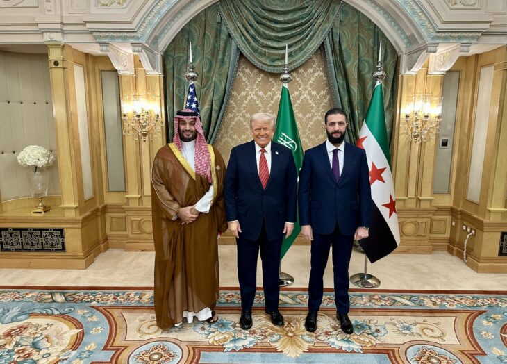 Trump se reúne con el presidente de Siria tras el anuncio del levantamiento de sanciones