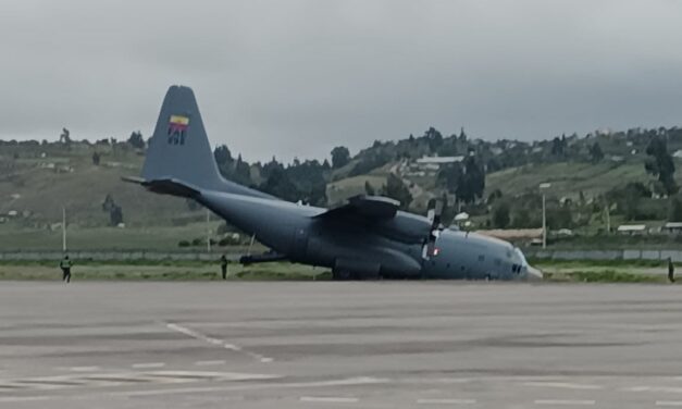 Un avión de la Fuerza Aérea Ecuatoriana se accidenta