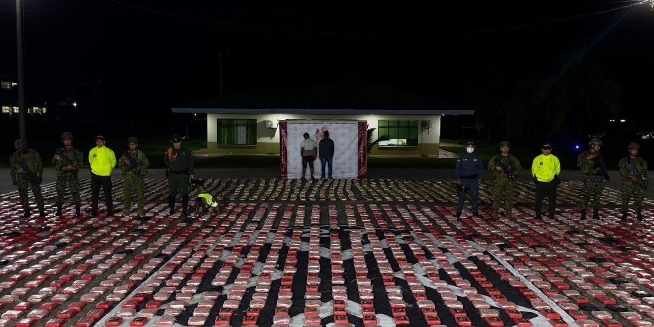 Tres toneladas de droga fueron incautadas en Colombia