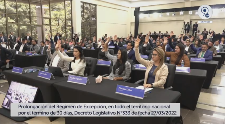 El Salvador bajo Estado de Excepción por 30 días más