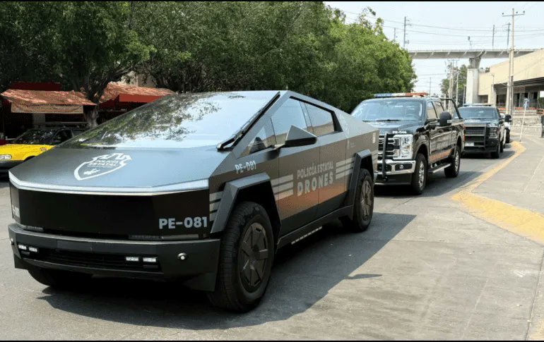 Cybertruck: las nuevas patrullas para la policía de Jalisco