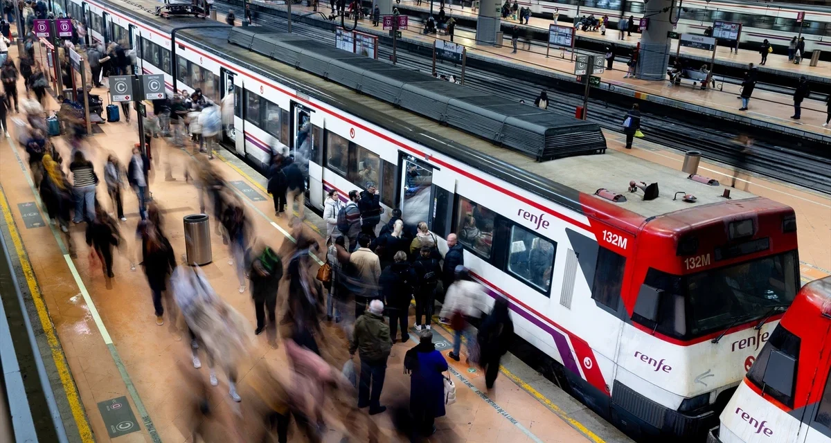 Más de 10.000 pasajeros quedaron varados en trenes y estaciones tras el robo de cables 