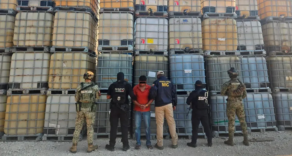 1 millón 500 mil litros de hidrocarburo fueron decomisados en México