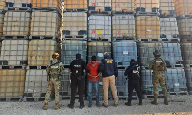 1 millón 500 mil litros de hidrocarburo fueron decomisados en México