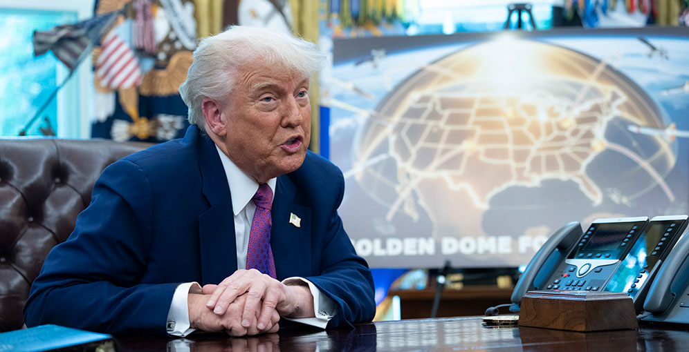 Trump anuncia la construcción del sistema antimisiles “Cúpula Dorada” para EE. UU.
