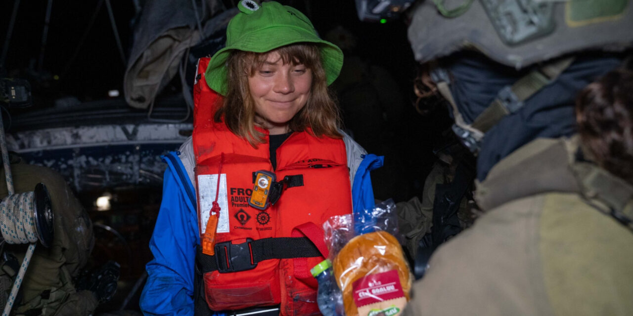 Israel intercepta barco humanitario con Greta Thunberg rumbo a Gaza