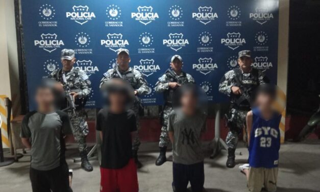 Cuatro jóvenes fueron capturados por el homicidio de una adolescente de 14 años en El Salvador