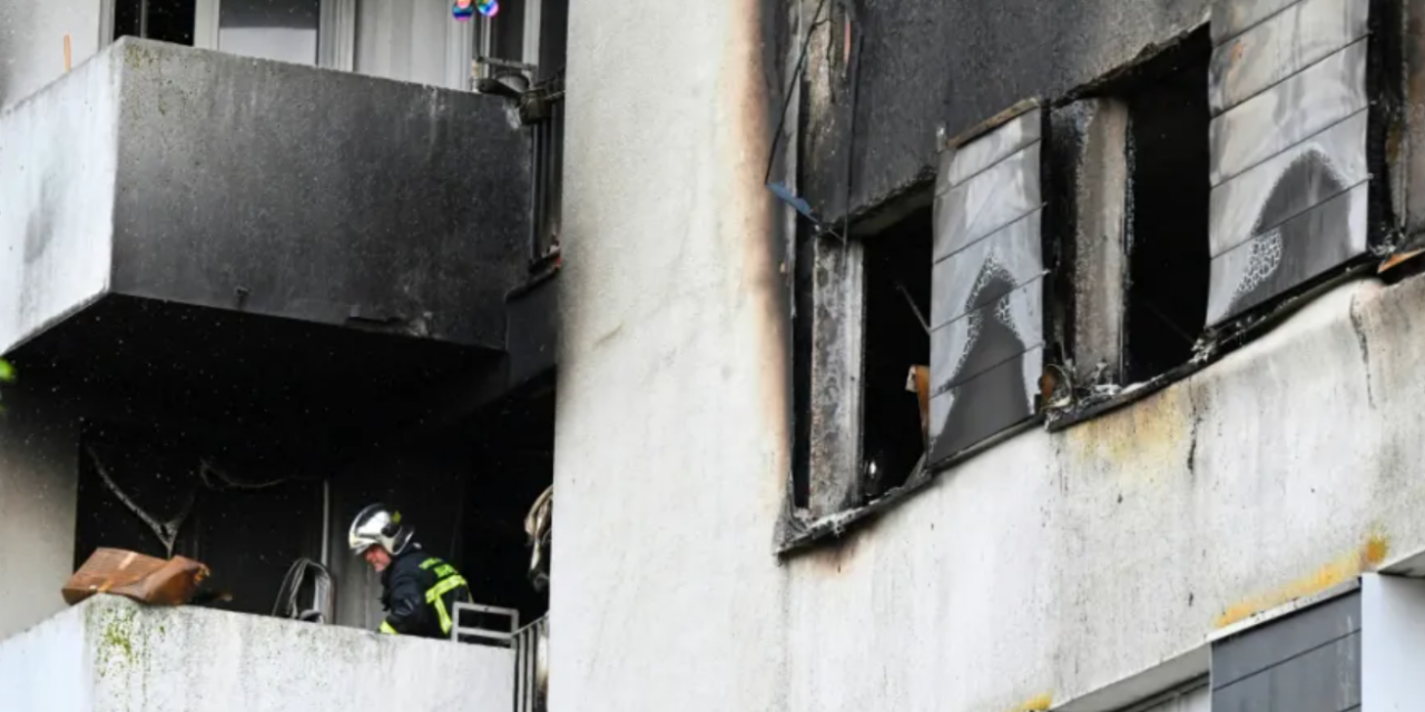 Cuatro muertos en incendio de un edificio en Francia