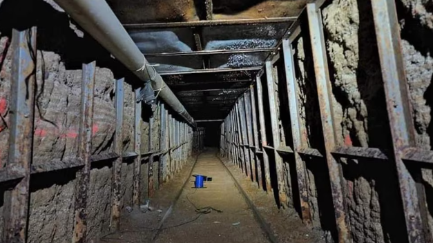 Localizan narcotúnel en Tijuana, México con salida a San Diego, EE.UU.