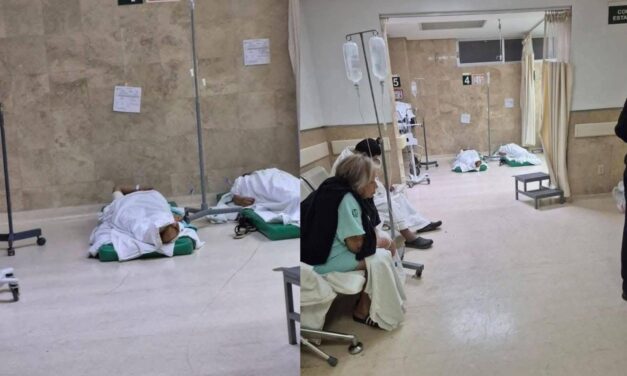 Colapso en hospital público de México obliga a atender pacientes en el suelo