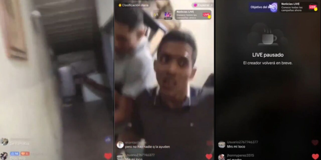 As*sinan en vivo a influencer venezolano