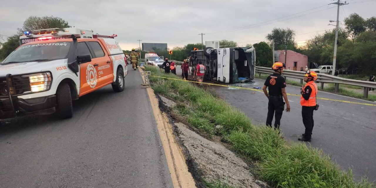 11 muertos y 19 heridos tras aparatoso accidente de tránsito en Nuevo León, México