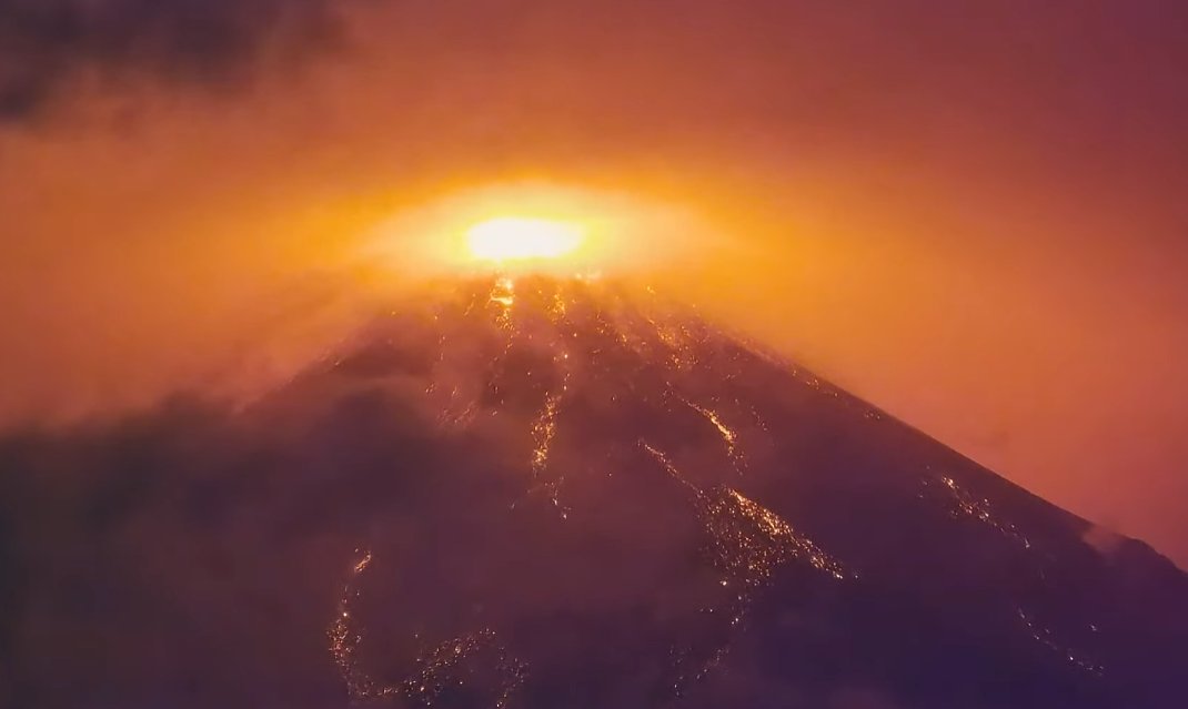 Volcán de Fuego incrementa actividad