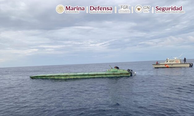 Marina mexicana incauta más de tres toneladas de cocaína