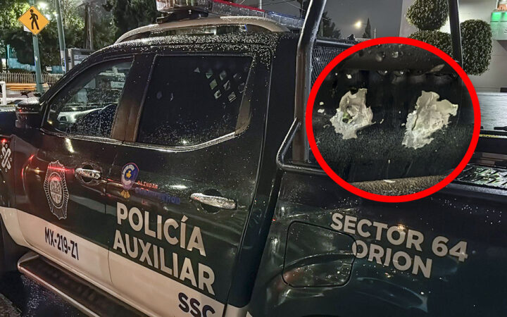 Atentado contra el jefe de la Policía Auxiliar en Cuauhtémoc, México