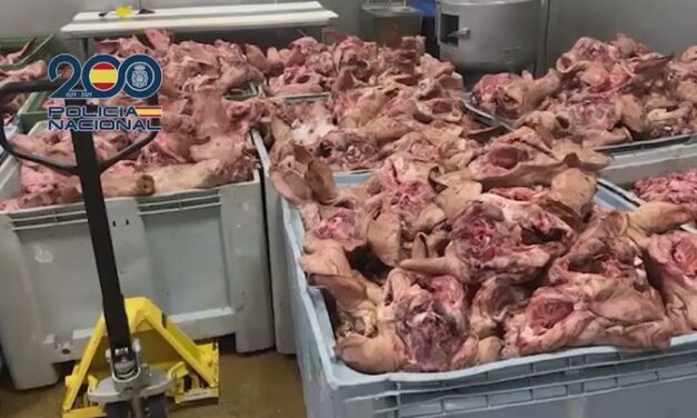 Policía capturó a empresario que vendía carne putrefacta en España
