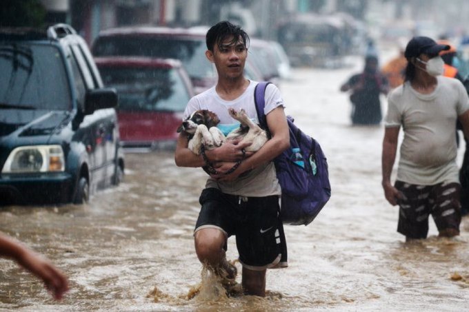 Lluvias provocan graves inundaciones en Filipinas