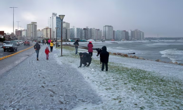 Ola de frio polar azota Argentina y Chile