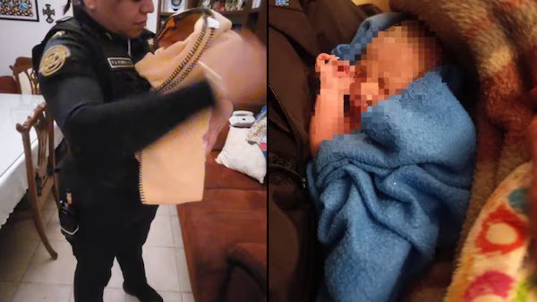 Una recién nacida fue abandonada en una populosa ciudad de México