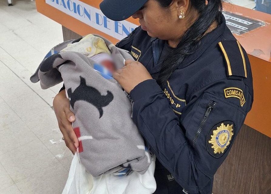 Abandonan a niño de un día de nacido en Guatemala