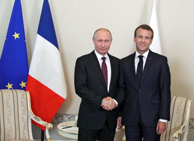 Macron habla con Putin por primera vez en tres años