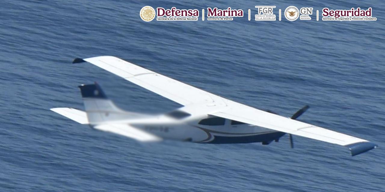 Avioneta con cocaína fue ubicada en el Pacífico