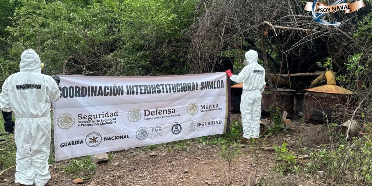 950 kilos de metanfetamina son incautados de un laboratorio clandestino en México