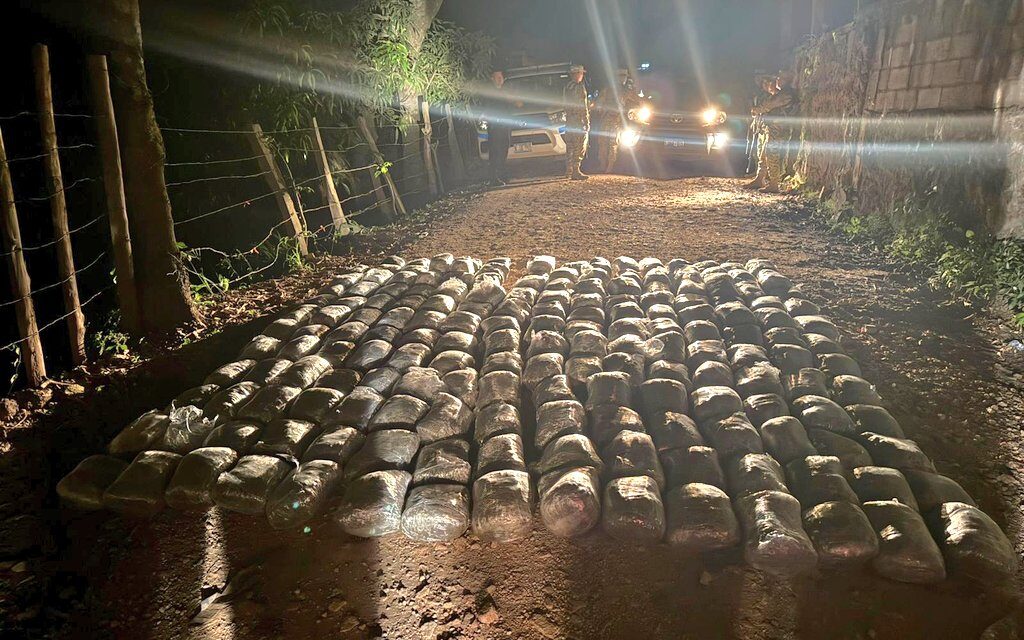 Decomisan más de 179 libras de marihuana en zona fronteriza de El Salvador y Guatemala