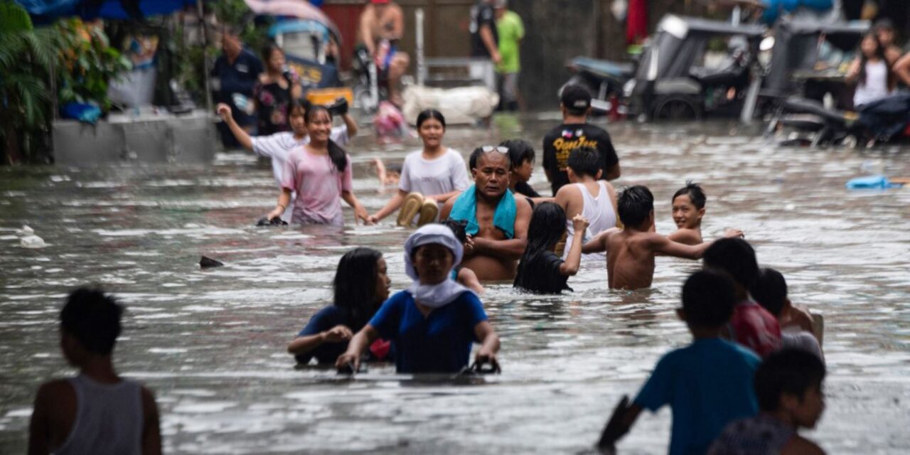 Lluvias provocan severas inundaciones en Filipinas