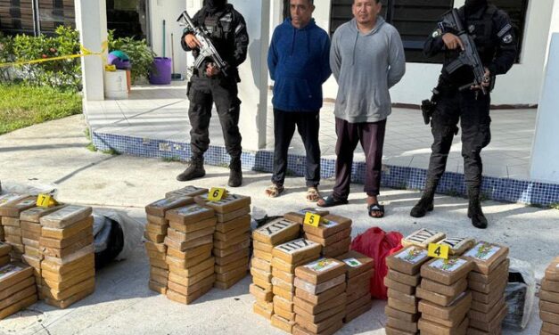 Incautan más de 400 kilos de cocaína en las costas de El Salvador