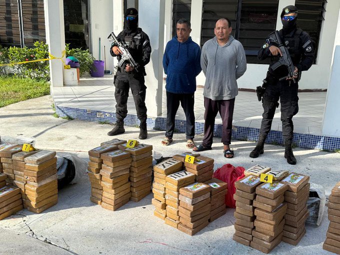 Incautan más de 400 kilos de cocaína en las costas de El Salvador