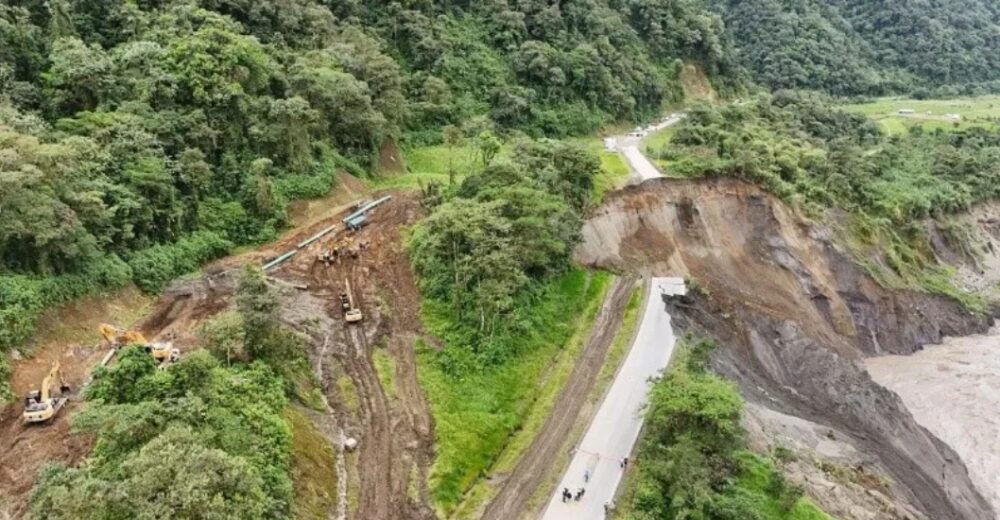 Ecuador suspendió la exportación de petróleo producto de las lluvias