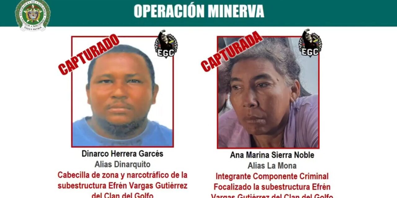 Capturan a cabecilla del «clan del golfo» en Colombia