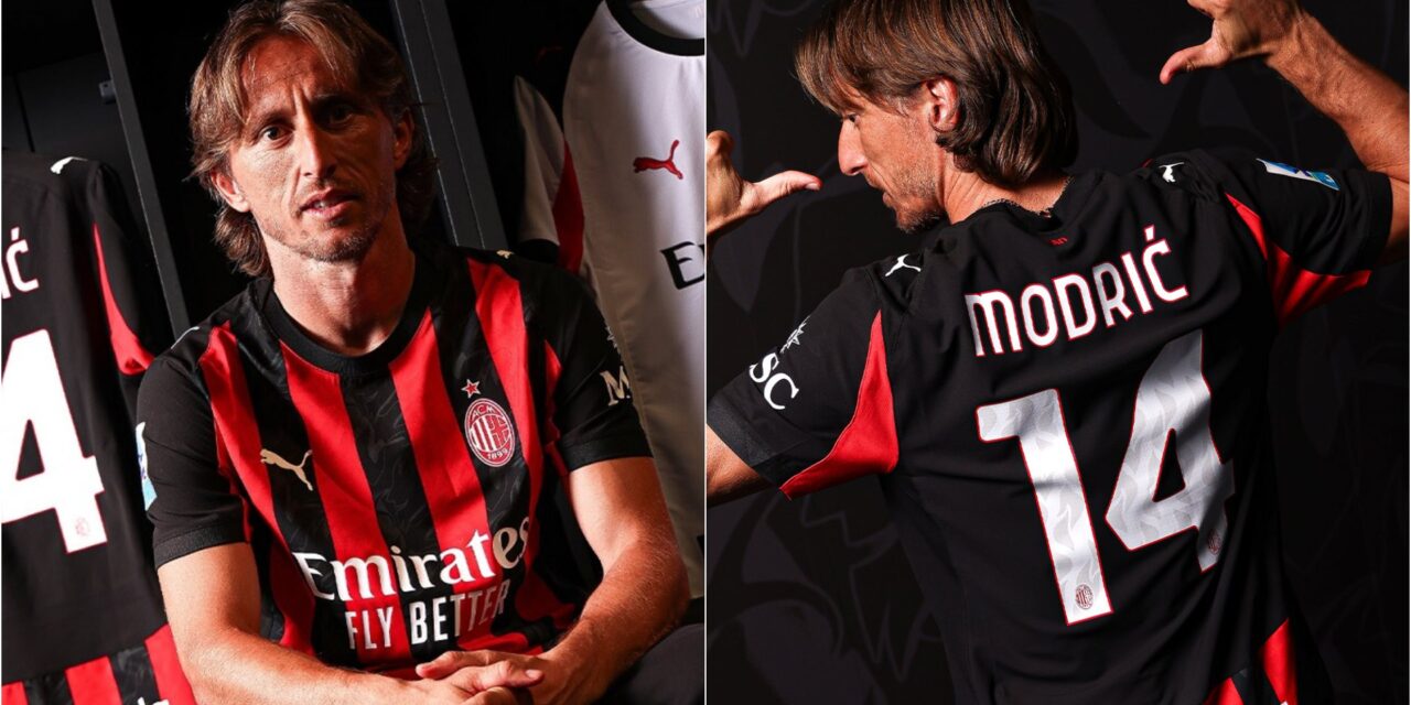 Milán hizo oficial el fichaje del futbolista Luka Modrić