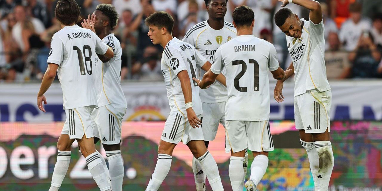 Real Madrid goleó al WSG Tirol de Austria
