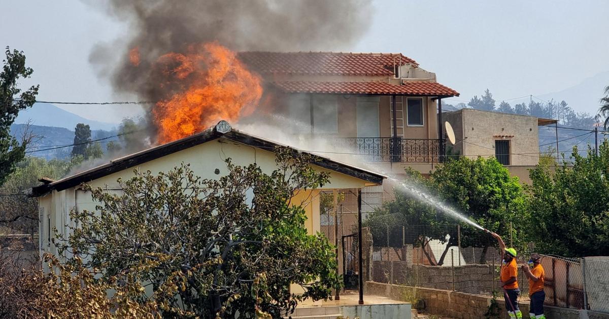 El fuego ha arrasado 10.000 hectáreas en Grecia en los últimos días