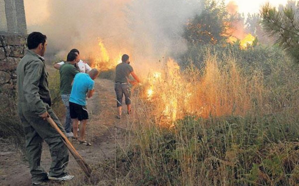 Autoridades luchan por contener voraz incendio forestal en España