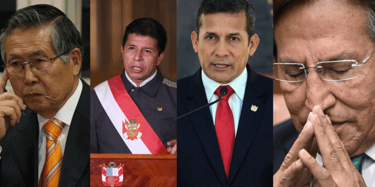 ¡Histórico! Perú tiene cuatro expresidentes presos a la vez por corrupción