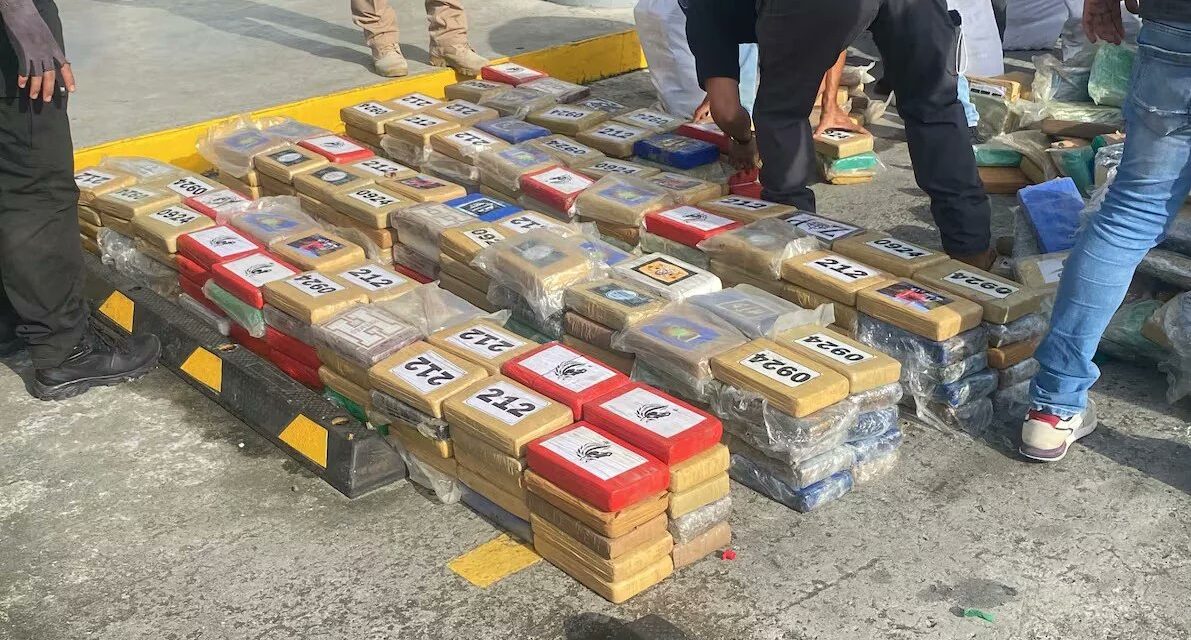 Cerca de dos toneladas de cocaína fueron incautadas en Ecuador