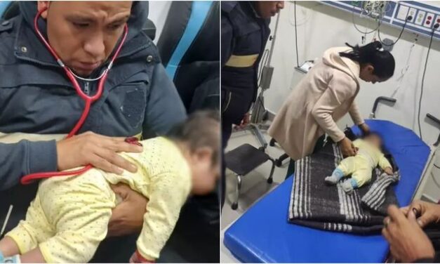 Rescatan con vida a bebé de tres meses abandonado en la capital de México