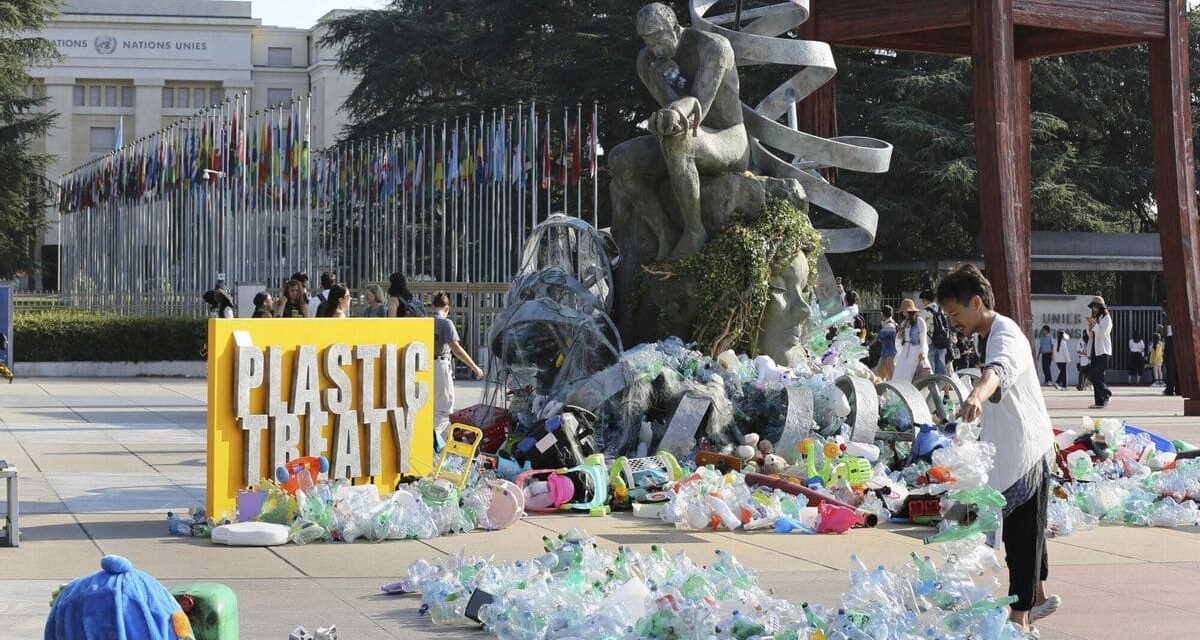 No habrá un tratado global contra la contaminación por plásticos en Ginebra