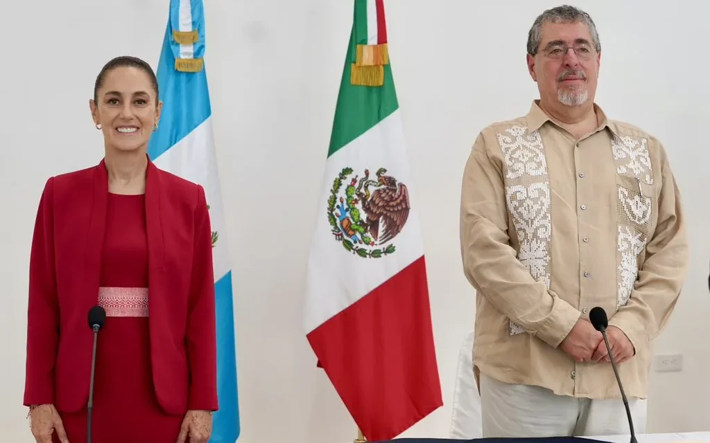 Presidenta Sheinbaum se reúne con sus homólogos de Guatemala y Belice